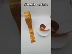 Boyaux de saucisse en plastique à haute barrière de couleur or à vendre