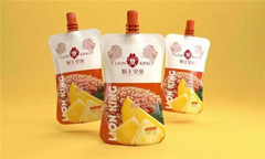 Logiciels personnalisés de qualité alimentaire Impression de sacs à sacs debout avec buse d'aspiration pour jus