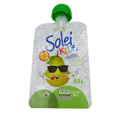 Sac de collation liquide OEM direct d'usine avec bouche d'aspiration sac en plastique autoportant