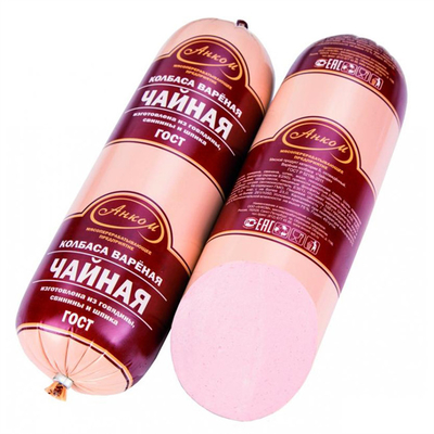 Des boîtiers de saucisses en plastique imprimés sur mesure, stérilisés pour les aliments, pour la mortadella