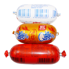 Emballage de saucisses de qualité alimentaire Flexographie personnalisée Impression du logo de la marque Emballage de saucisses