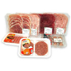 Le rectangle pp CHOIENT les plateaux jetables de nourriture de viande fraîche soudant à chaud la barrière élevée