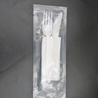 Ustensiles en plastique biodégradables des couverts 4.5g en plastique jetables noirs blancs