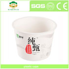 Tasse en plastique de crème glacée des tasses 300ml de yaourt de PLA de la catégorie comestible pp aucune fuite