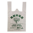 Sacs à provisions biodégradables écologiques de T-shirt d'épicerie de PLA des sacs PBAT de nourriture