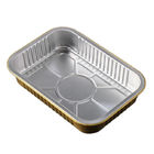 Emportez la casserole carrée de approvisionnement d'aluminium de ligne aérienne de plateaux de papier d'aluminium de nourritures
