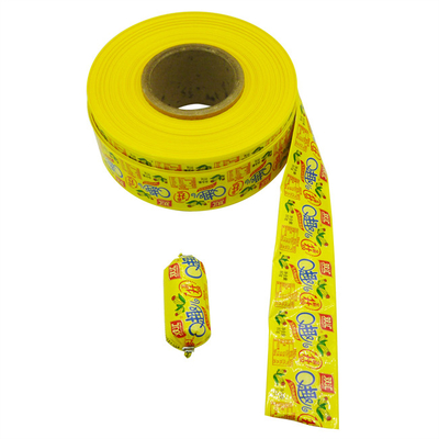Vente en gros de rouleaux de type plastique Enveloppes de viande de saucisse Matériaux d'emballage Enveloppes d'emballage Logo d'impression