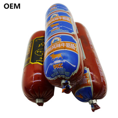 Film pour boyaux de saucisse PA et film rétractable en nylon avec co-extrusion à 5 couches, rétractation de 12 % à 25 % et épaisseur de 25 µm à 75 µm pour l'emballage de saucisses de viande