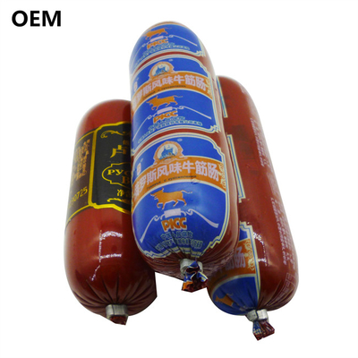 Sausage de qualité alimentaire sans parfum Casquettes en plastique Flexographie personnalisée Impression de logo Casquettes de couleur