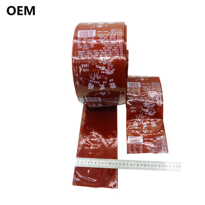 Demande de petites quantités Logo de qualité alimentaire Enveloppe de saucisse artificielle imprimée Pour les saucisses