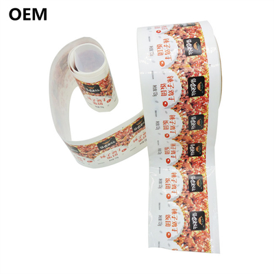 personnalisation de l'impression du logo de haute barrière de saveur en conservant des coquilles de saucisse colorées pour les saucisses mortadella