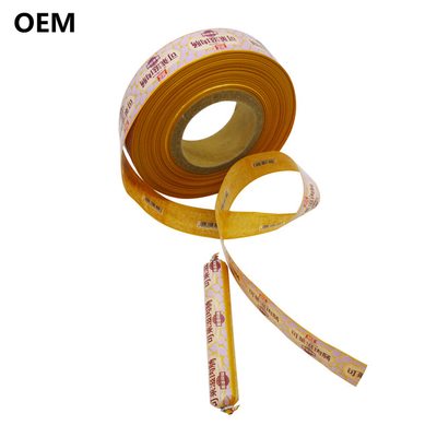 Enveloppe de saucisse Flexographie de couleur personnalisée Impression de boîtiers en polyamide pour l'emballage de saucisse