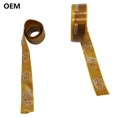 Enveloppe de saucisse Flexographie de couleur personnalisée Impression de boîtiers en polyamide pour l'emballage de saucisse