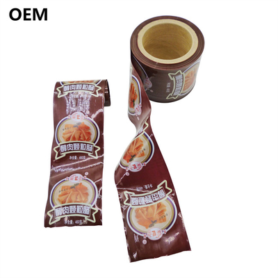 Différentes couleurs disponibles Logo douanier Flexographie Impression 5 couches Sausage Enveloppes pour saucisses
