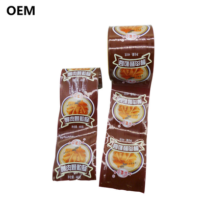 Essai gratuit de coupe à haute barrière Flexographie Impression de logo Imprimé Polyamide Sausage Enveloppe pour saucisses