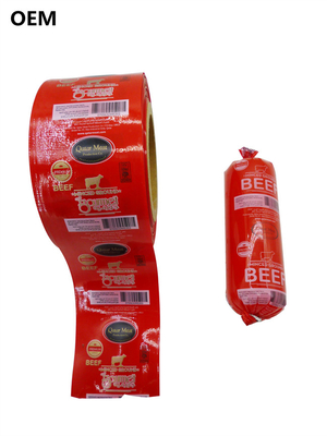 L'échantillon est gratuit Impression de logo personnalisé en plastique Pour les saucisses