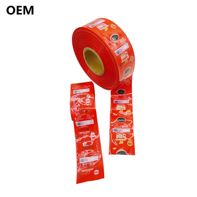 Impression du logo de la marque OEM personnalisé Film de boîtier de saucisse PVDC de qualité alimentaire