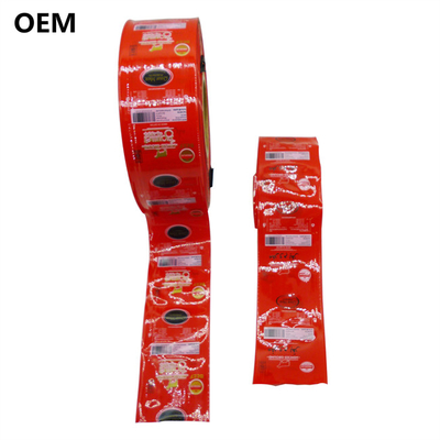 Impression du logo de la marque OEM personnalisé Film de boîtier de saucisse PVDC de qualité alimentaire