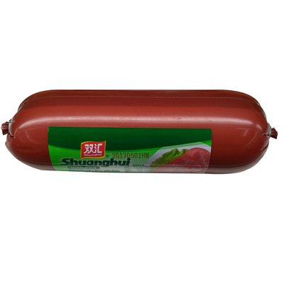 PVDC Sausage Casing Flexographie Impression à haute barrière Douanes Logo imprimé Sausage Casing