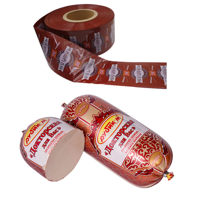 Différentes couleurs disponibles Logo douanier Flexographie Impression 5 couches Sausage Enveloppes pour saucisses