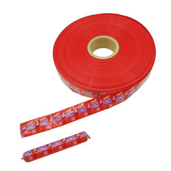 Enveloppe de saucisse en polyamide échantillon gratuit coupe haute barrière flexographie Impression de logo imprimé enveloppe de saucisse pour saucisses