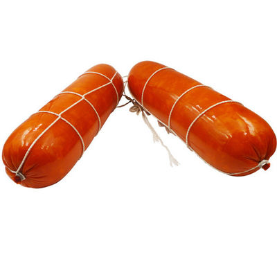 Enveloppe de saucisse en polyamide à cuisson à la vapeur de taille personnalisée avec haute barrière à l'oxygène pour la fabrication de saucisses