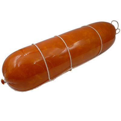 Enveloppe de saucisse en polyamide à cuisson à la vapeur de taille personnalisée avec haute barrière à l'oxygène pour la fabrication de saucisses