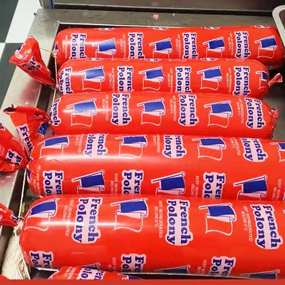 Logo personnalisé certifié Halal Flexographie Impression Sausage Enveloppe pour mortadella