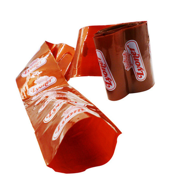 Disponible en différentes couleurs Logo douanier Flexographie Impression 5 couches Sausage Enveloppe pour saucisses