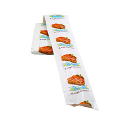 Disponible en différentes couleurs Logo douanier Flexographie Impression 5 couches Sausage Enveloppe pour saucisses