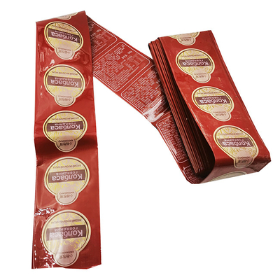 Exemple gratuit Logo personnalisé Flexographie Impression Sausage Enveloppes artificielles pour les saucisses