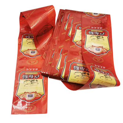 Exemple gratuit Logo personnalisé Flexographie Impression Sausage Enveloppes artificielles pour les saucisses