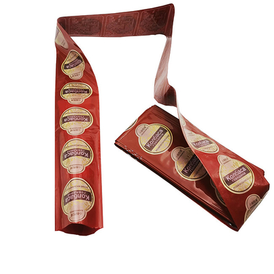 Exemple gratuit Logo personnalisé Flexographie Impression Sausage Enveloppes artificielles pour les saucisses
