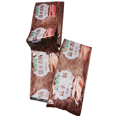 Enveloppes de saucisses en plastique Logo personnalisé Flexographie d'impression Enveloppes de saucisses en plastique
