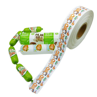 Enveloppe de saucisse de qualité alimentaire Kingred Flexographie personnalisée Impression de logo de marque Enveloppe