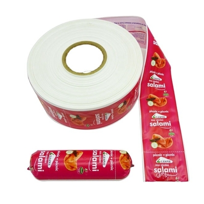 Produits alimentaires OEM Flexographie personnalisée Impression de boîtiers de saucisses en plastique pour saucisses à salami
