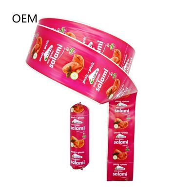 Kingred 60mm Roll Sausage Couleur Plastique sans odeur Enveloppe Flexographie personnalisée