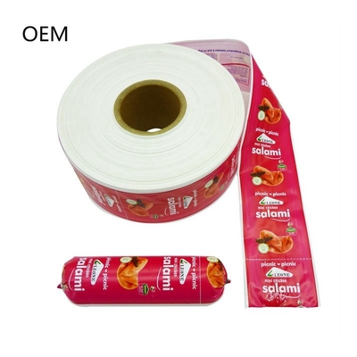 Impression par flexographie OEM Emballage de saucisses avec logo personnalisé Enveloppes en plastique Enveloppes couleur sûres