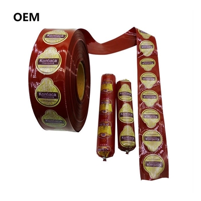 Produits chauds déjeuner emballage de viande en plastique étui de saucisse logo personnalisé
