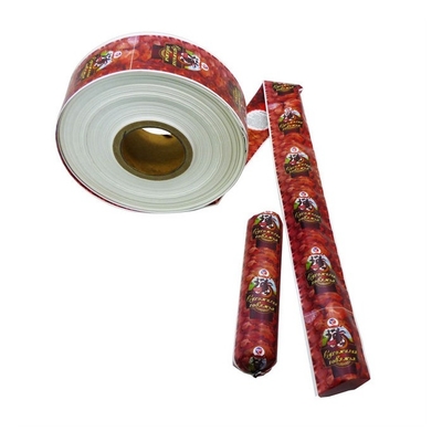 Impression de logo de marque OEM personnalisé Couvertures de saucisse PVDC de qualité alimentaire