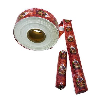 Kingred a personnalisé le logo de la marque OEM imprimant des couvertures de saucisses PVDC de qualité alimentaire Chine