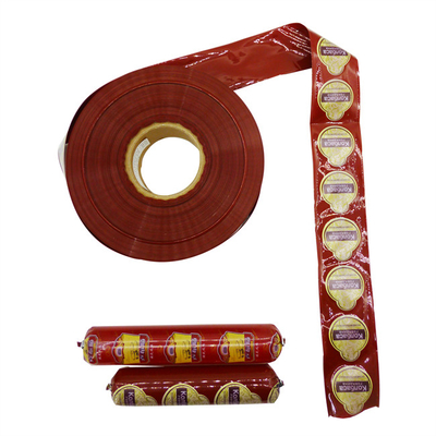 Facile à décoller à haute transparence Flexographie Impression de boîtiers de saucisses fumées Pour les saucisses au jambon