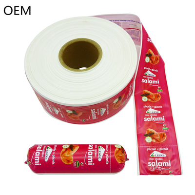 OEM boîtiers de saucisses en plastique coloré logo de marque personnalisé emballage de saucisses de qualité alimentaire pour les saucisses de viande