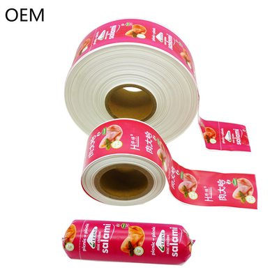 Flexographie couleur Impression de boîtiers de saladi Matériau polyamide Boîtiers de saucisse en plastique