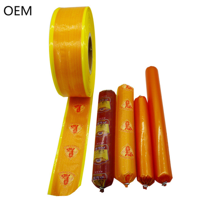 Emballage de saucisse OEM boîtier sans plastique de qualité alimentaire boîtier coloré personnalisé marque LOGO