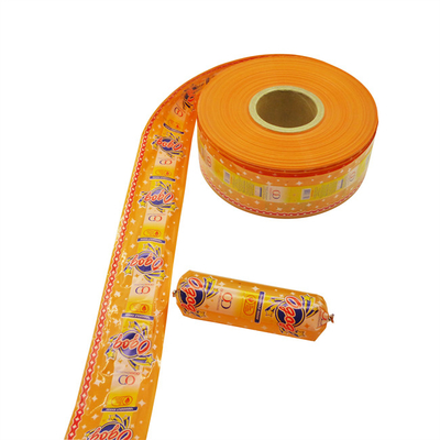 enveloppes de saucisse flexographie multicolore imprimer en plastique enveloppes de saucisse logo de marque personnalisé