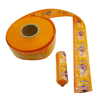 Enveloppes pour saucisses en polyamide Type Stiky Logo personnalisé Flexographie Impression Enveloppes pour saucisses