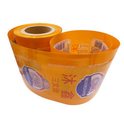 Essai gratuit en gros facile à décoller 90 mM Orange Flexographie Impression en plastique Sausage