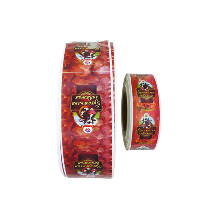 Emballages de saucisses en plastique faciles à éplucher pour la cuisson imprimable logo de marque