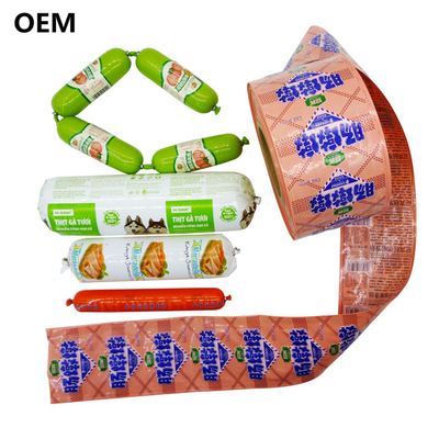 co-extrudé 5 couches flexographie sur mesure imprimant polyamide coussin de saucisse pour saucisses